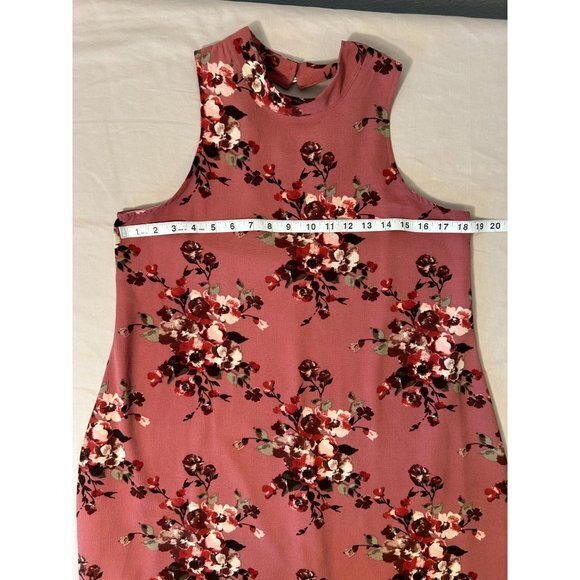 EUC Andree by UNIT Sleeveless Dress‎ Rose Lined Floral Juniors Size Medium - Picture 5 of 10